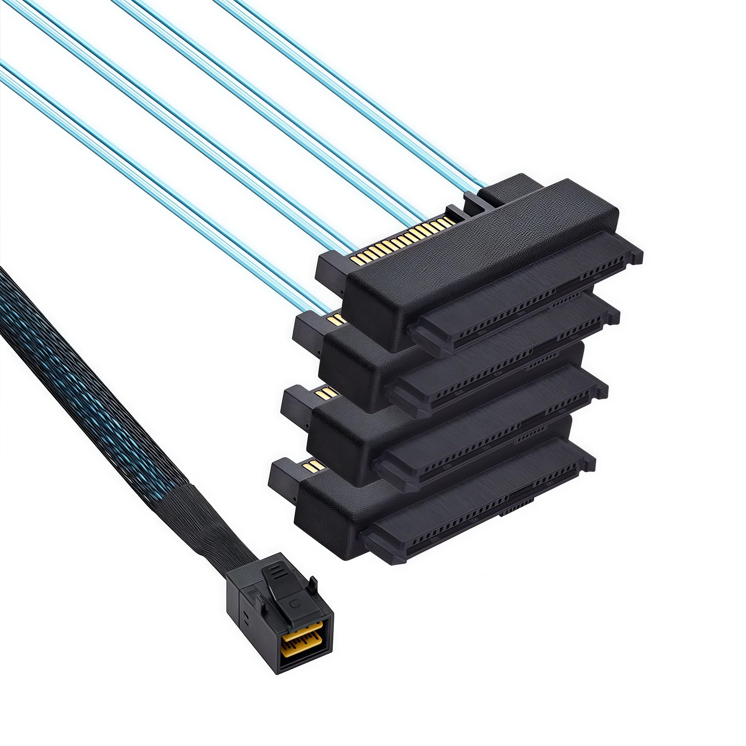 Amazon.com: LANPAN SFF-8643 to 4X SFF-8482 SAS Forward Breakout